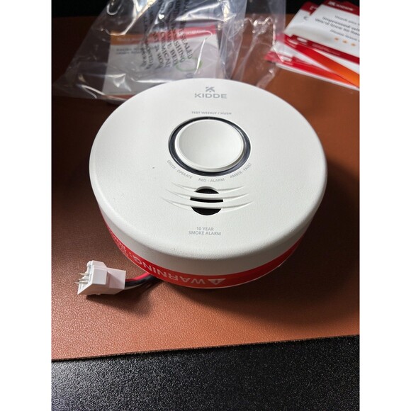 NIB Kidde 2 PACK P4010ACS-WF Smart Hardwired Smoke Alarm Wi-Fi & 10-Year Battery - Picture 3 of 8